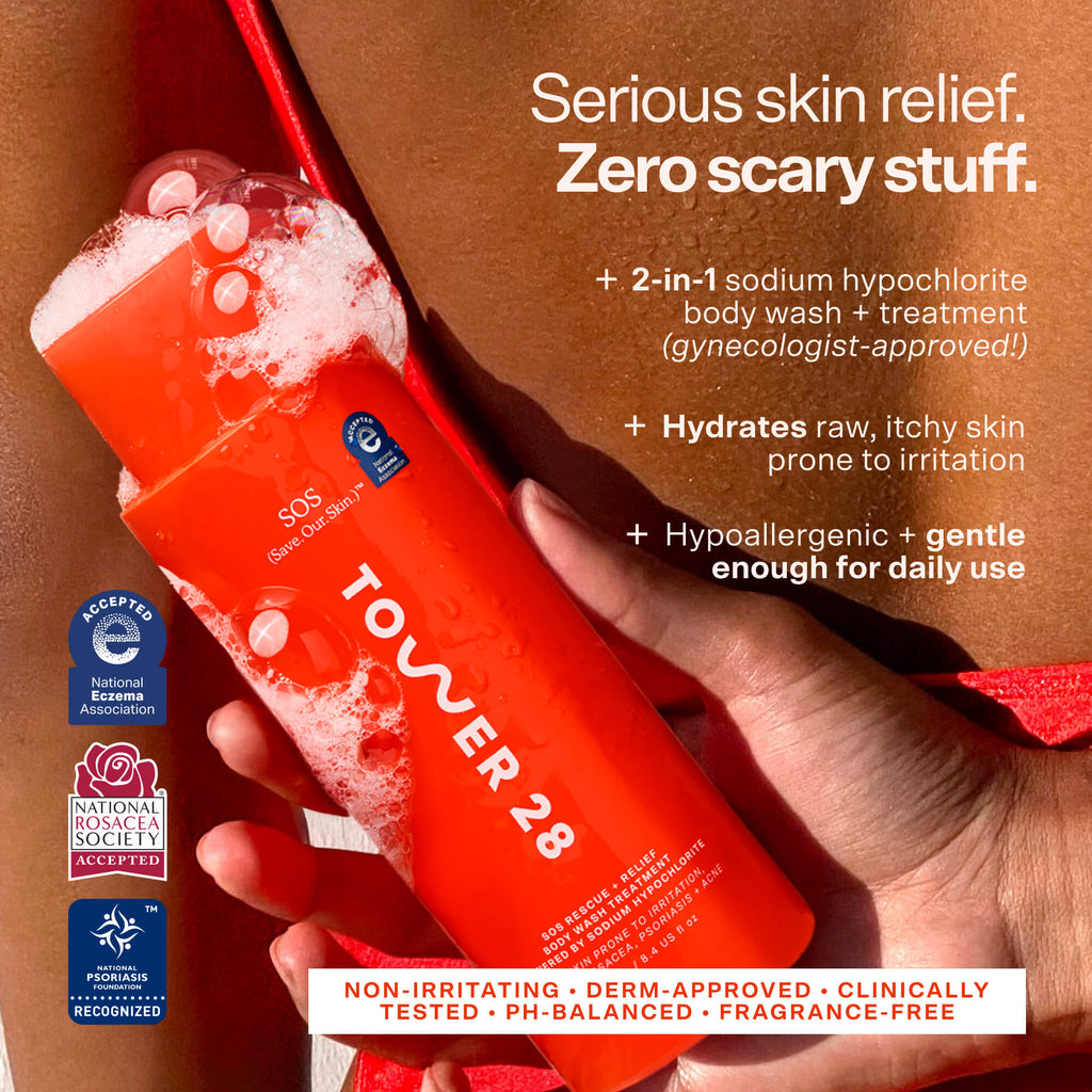 SOS Rescue + Relief Body Wash Treatment J0